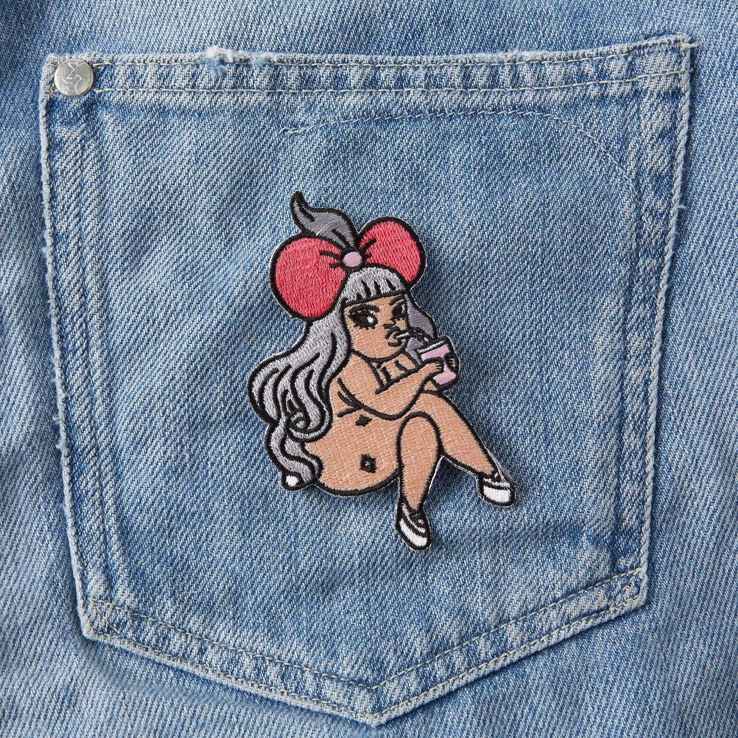 Bow-tiful Iron On Patch