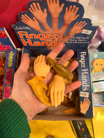 4 Finger hand toys - picked at random